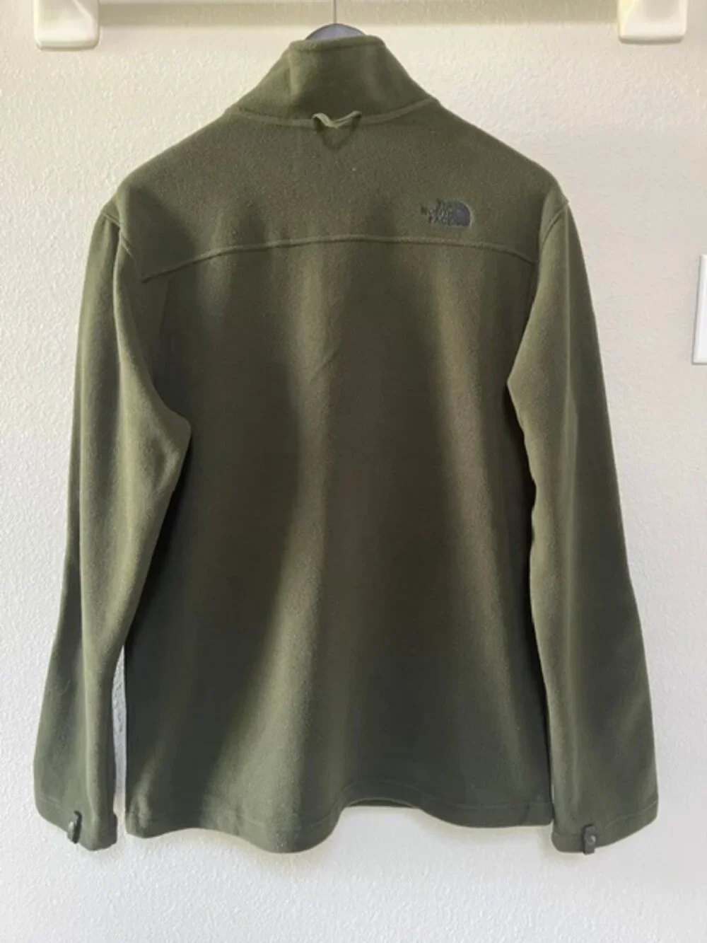The North Face Men’s Woodland Green &Black Fleece Full-Zip Jacket